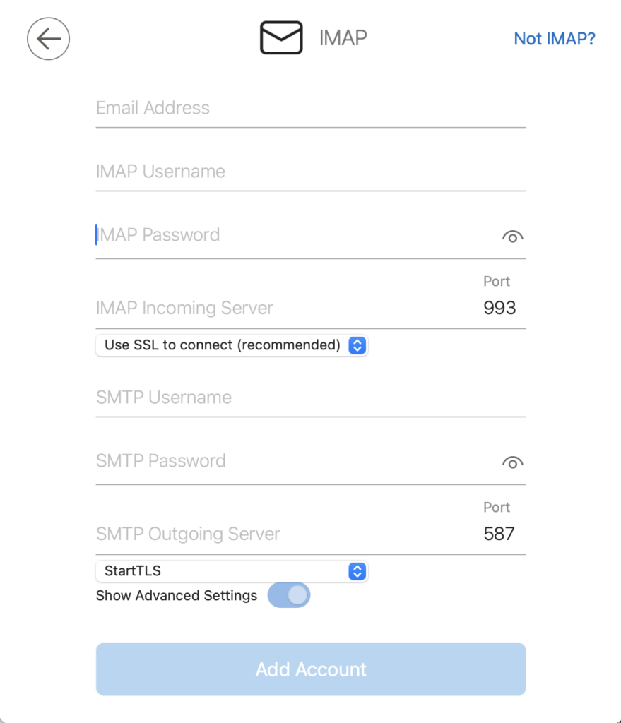 Mailprotector CloiudMail Mac Setu